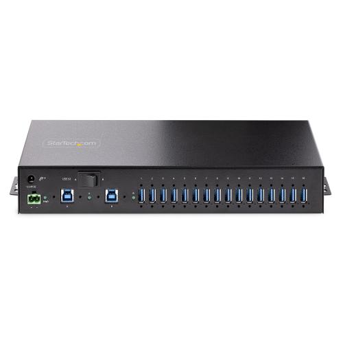 Hub USB Startech Industrial 5G16AINDS-USB-A-HUB, 16x USB 3.2 Gen 1, Black