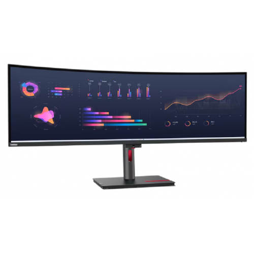 Monitor LED Lenovo ThinkVision P49w-30, 49inch, 5120x1440, 4ms, Black