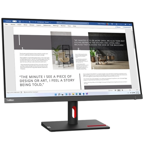 Monitor LED Lenovo S27i-30, 27inch, 1920x1080, 4ms, Storm Grey