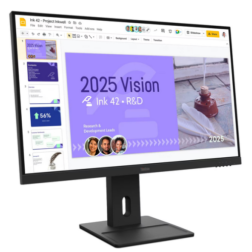 Monitor LED Lenovo ThinkVision E27Q-40, 27 inch, 2560 x 1440 pixeli, 4ms GtG, Black