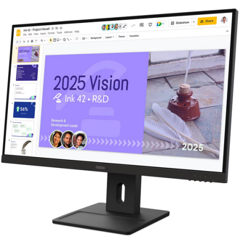 Monitor LED Lenovo ThinkVision E27Q-40, 27 inch, 2560 x 1440 pixeli, 4ms GtG, Black