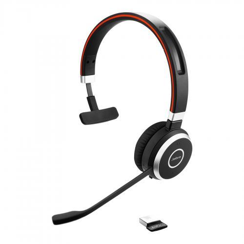 Casca cu microfon Jabra Evolve 65 SE UC Mono Stand, Bluetooth, Black