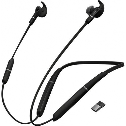 Handsfree Jabra Evolve 65e Microsoft Temas, Black