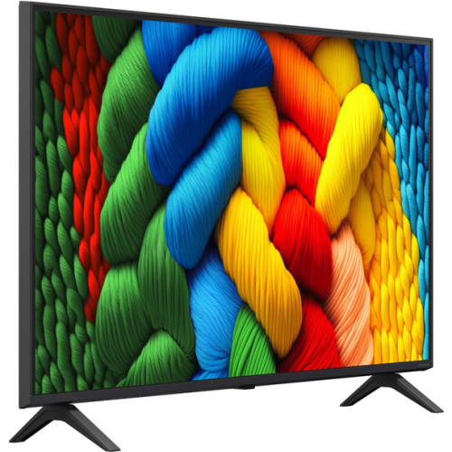Televizor LED NanoCell LG Smart 65NANO80A3B, Seria NANO80, 65 inch, Ultra HD 4K, Black