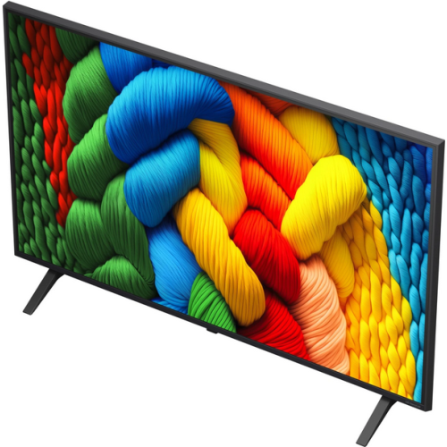 Televizor LED NanoCell LG Smart 65NANO80A3B, Seria NANO80, 65 inch, Ultra HD 4K, Black