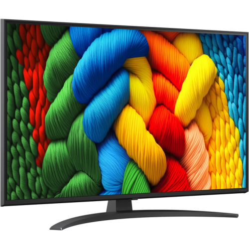 Televizor LED NanoCell LG Smart 65NANO81A3A, Seria NANO81, 65 inch, Ultra HD 4K, Black