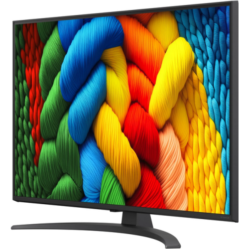Televizor LED NanoCell LG Smart 65NANO81A3A, Seria NANO81, 65 inch, Ultra HD 4K, Black