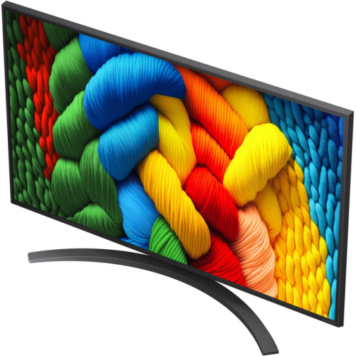 Televizor LED NanoCell LG Smart 65NANO81A3A, Seria NANO81, 65 inch, Ultra HD 4K, Black