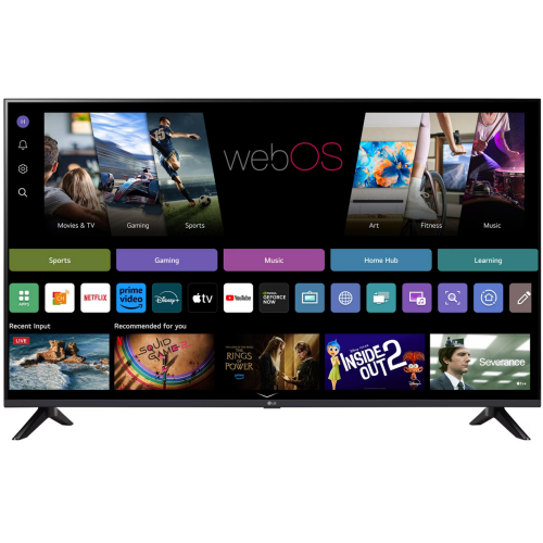 Televizor LED LG Smart 65UA73003LA Seria UA73, 65 inch, UHD 4K, Black