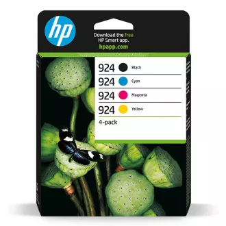 HP 924 CMYK 4-PACK/ORIGINAL INK CARTRIDGE