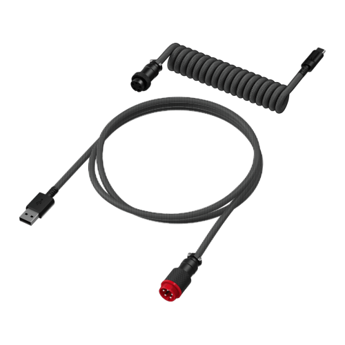 Cablu HP 6J677AA, USB-C male - USB-A male, 1.20 m, Black-Grey