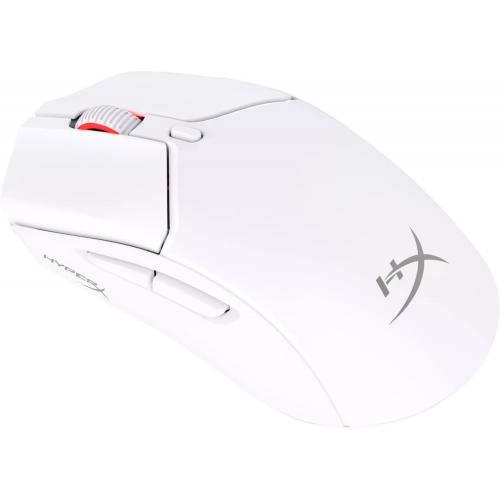 Mouse Optic HP HyperX Pulsefire Haste 2, USB-A/USB Wireless/Bluetooth, White
