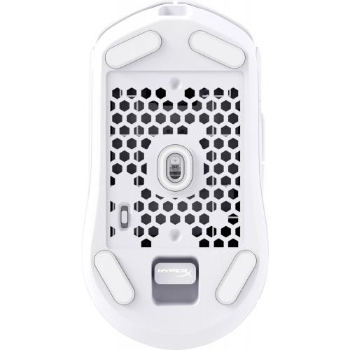Mouse Optic HP HyperX Pulsefire Haste 2, USB-A/USB Wireless/Bluetooth, White