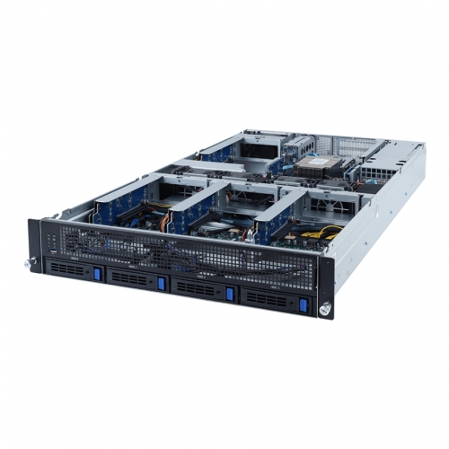 Server Gigabyte G242-Z11 V100, No CPU, No RAM, No HDD, No RAID, PSU 2x 1600W, No OS