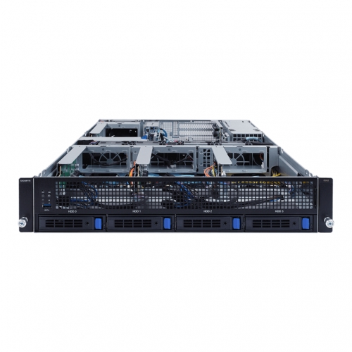 Server Gigabyte G242-Z11 V100, No CPU, No RAM, No HDD, No RAID, PSU 2x 1600W, No OS