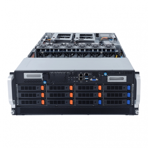 Server Gigabyte G492-Z51 VA00, No CPU, No RAM, No HDD, No RAID, PSU 3x 22000W, No OS