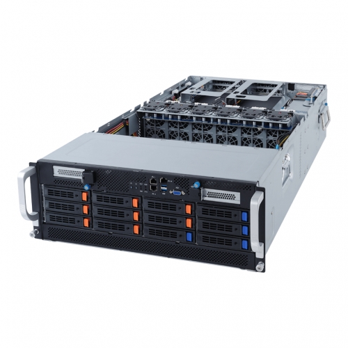 Server Gigabyte G492-Z51 VA00, No CPU, No RAM, No HDD, No RAID, PSU 3x 22000W, No OS