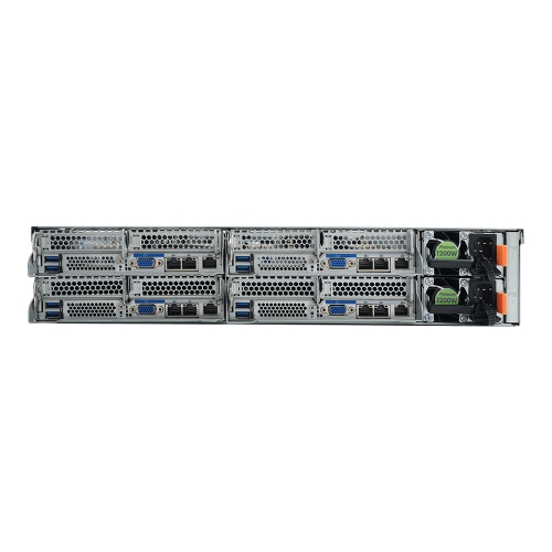 Server Gigabyte H242-Z10 VA00, No CPU, No RAM, No HDD, No RAID, PSU 2x 1200W, No OS