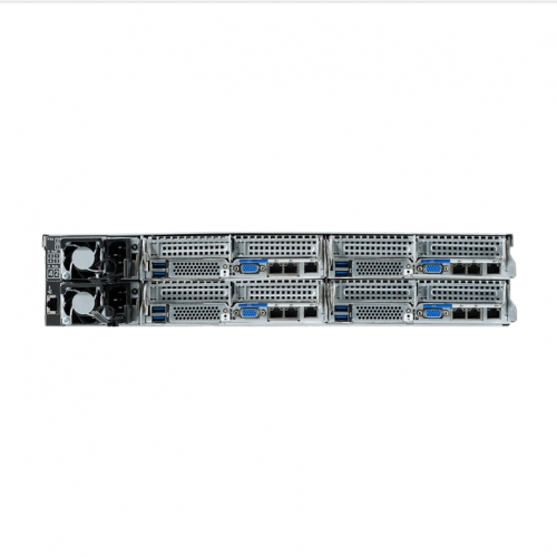 Server Gigabyte H252-Z10 VA00, No CPU, No RAM, No HDD, No RAID, PSU 2x 2000W, No OS