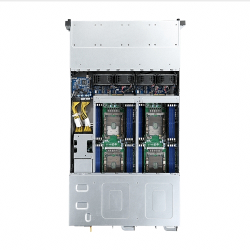 Server Gigabyte H261-H60 V100, No CPU, No RAM, No HDD, Intel C621, PSU 2x 2200W, No OS