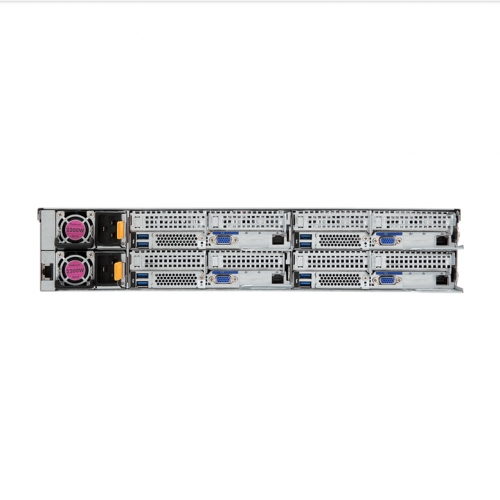 Server Gigabyte H261-H60 V100, No CPU, No RAM, No HDD, Intel C621, PSU 2x 2200W, No OS