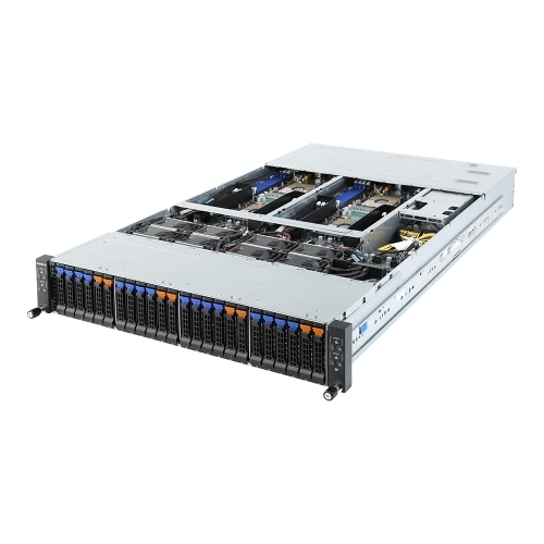 Server Gigabyte H261-H61 V100, No CPU, No RAM, No HDD, Intel C621, PSU 2x 2200W, No OS