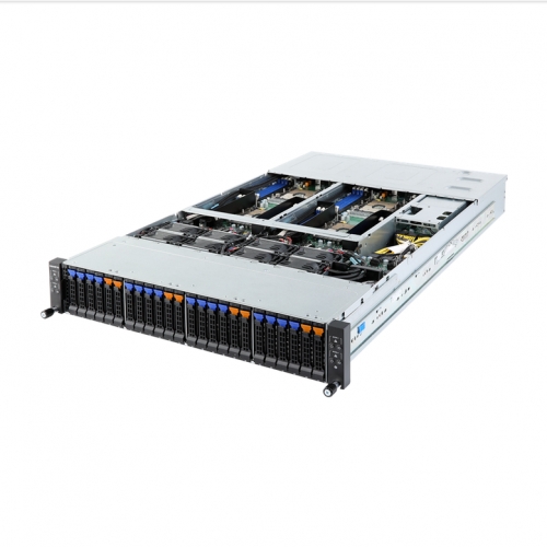 Server Gigabyte H261-N80 V100/A00/B00, No CPU, No RAM, No HDD, Intel C621, PSU 2x 2200W, No OS