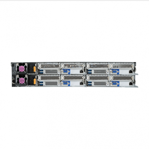 Server Gigabyte H261-NO0 V100, No CPU, No RAM, No HDD, Intel C621, PSU 2x 2200W, No OS