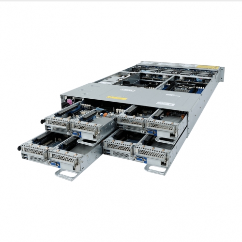 Server Gigabyte H261-NO0 V100, No CPU, No RAM, No HDD, Intel C621, PSU 2x 2200W, No OS