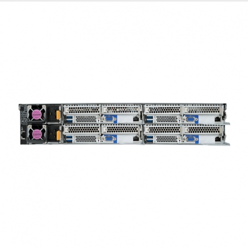 Server Gigabyte H261-PC0 V100, No CPU, No RAM, No HDD, Intel C621, PSU 2x 2200W, No OS