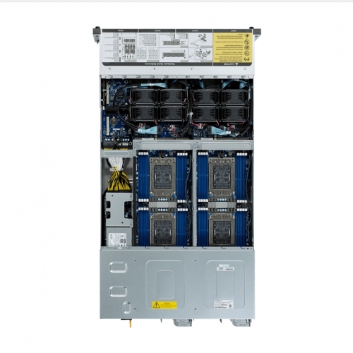 Server Gigabyte H262-Z61 V100, No CPU, No RAM, No HDD, No RAID, PSU 2x 2200W, No OS