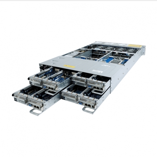 Server Gigabyte H262-Z61 V100, No CPU, No RAM, No HDD, No RAID, PSU 2x 2200W, No OS