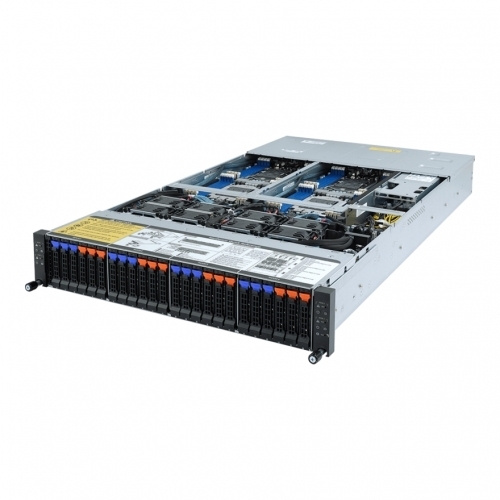 Server Gigabyte H262-Z66 V100, No CPU, No RAM, No HDD, No RAID, PSU 2x 2200W, No OS