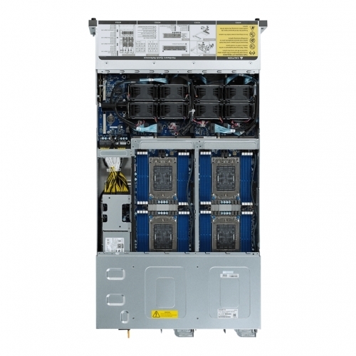 Server Gigabyte H262-Z66 V100, No CPU, No RAM, No HDD, No RAID, PSU 2x 2200W, No OS