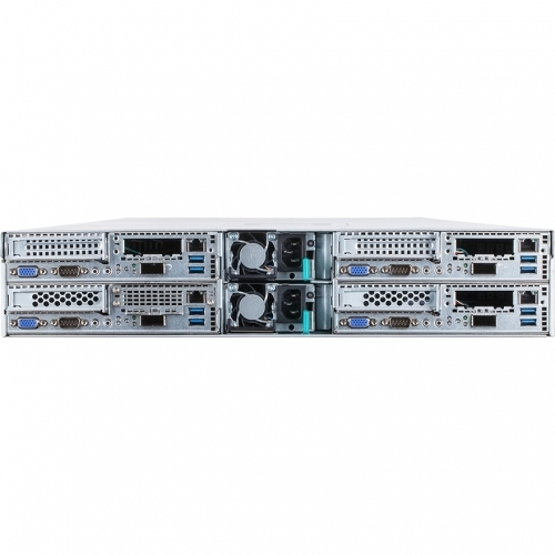 Server Gigabyte H270-F4G V100, No CPU, No RAM, No HDD, Intel C612, PSU 2x 1600W, No OS