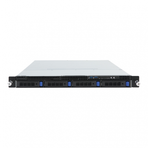 Server Gigabyte R121-340 V100, No CPU, No RAM, No HDD, Intel C232, PSU 2x 250W, No OS