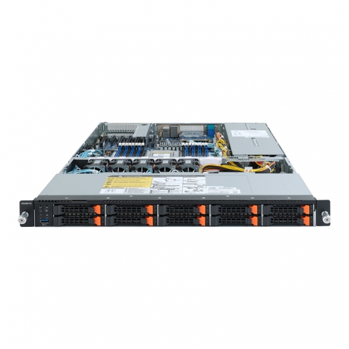 Server Gigabyte R152-Z32 V100, No CPU, No RAM, No HDD, No RAID, PSU 2x 1100W, No OS