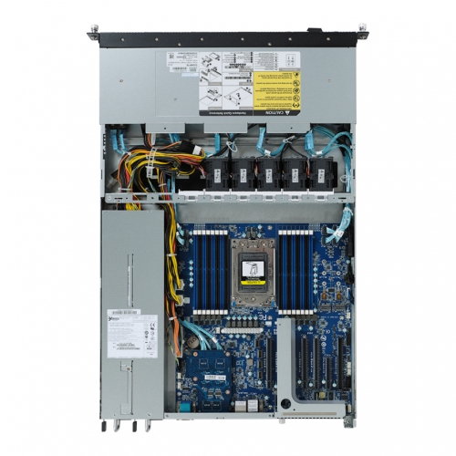 Server Gigabyte R152-Z32 V100, No CPU, No RAM, No HDD, No RAID, PSU 2x 1100W, No OS