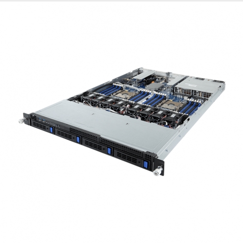 Server Gigabyte R181-340 V100, No CPU, No RAM, No HDD, Intel C621, PSU 2x 1200W, No OS