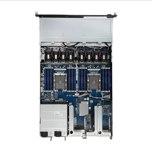 Server Gigabyte R181-340 V100, No CPU, No RAM, No HDD, Intel C621, PSU 2x 1200W, No OS
