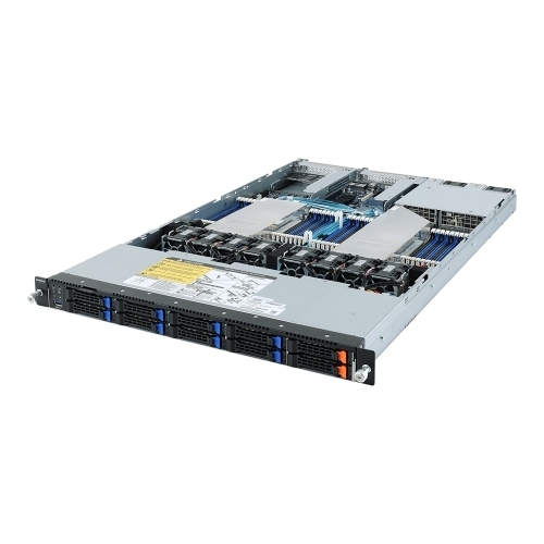 Server Gigabyte R182-Z91 V100, No CPU, No RAM, No HDD, No RAID, PSU 2x 1200W, No OS