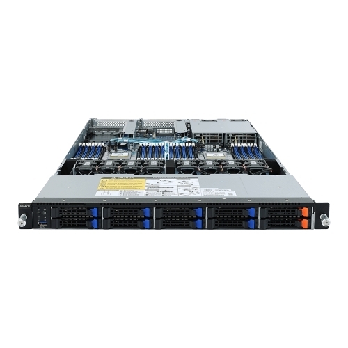 Server Gigabyte R182-Z91 V100, No CPU, No RAM, No HDD, No RAID, PSU 2x 1200W, No OS
