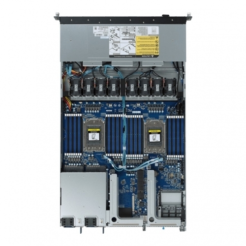 Server Gigabyte R182-Z91 V100, No CPU, No RAM, No HDD, No RAID, PSU 2x 1200W, No OS