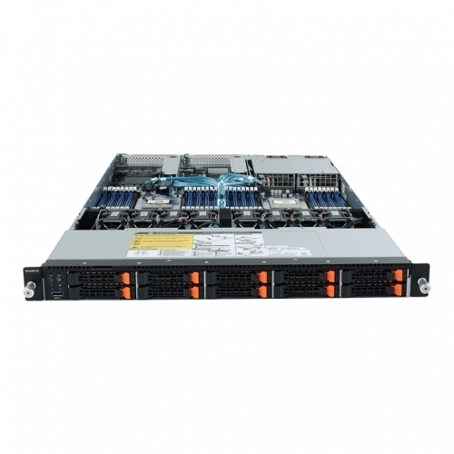 Server Gigabyte R182-Z92 V100, No CPU, No RAM, No HDD, No RAID, PSU 2x 1200W, No OS