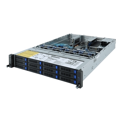 Server Gigabyte R261-3C0 V100/200, no CPU, no RAM, no HDD, Intel C621, PSU 1x 800W, No OS