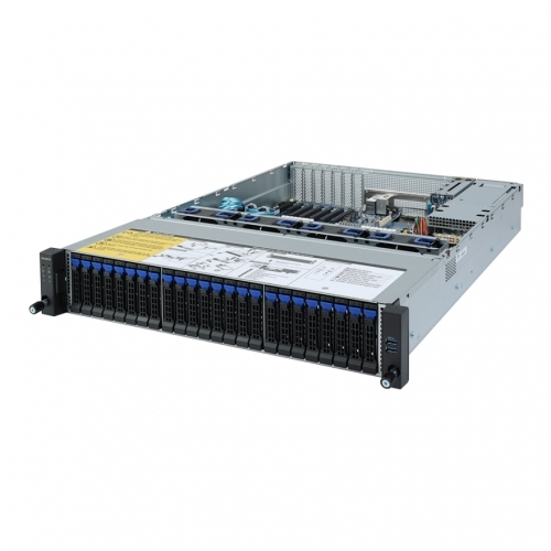 Server Gigabyte R272-Z31 V100, No CPU, No RAM, No HDD, No RAID, PSU 2x 800W, No OS
