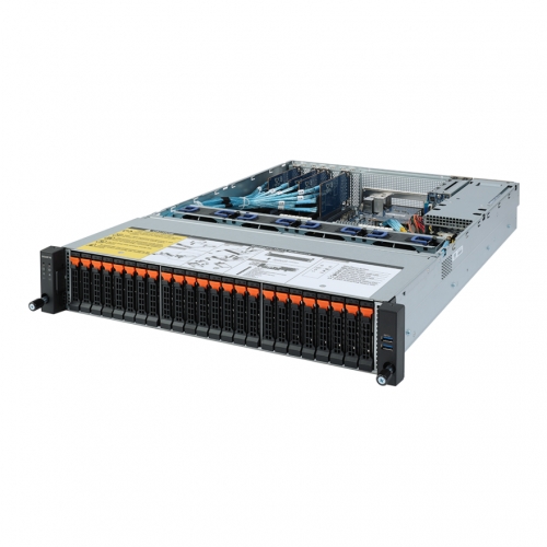 Server Gigabyte R272-Z32 V100, No CPU, No RAM, No HDD, No RAID, PSU 2x 1200W, No OS