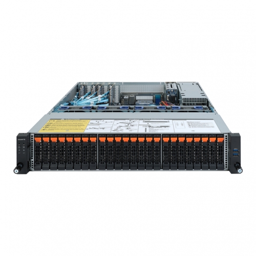 Server Gigabyte R272-Z32 V100, No CPU, No RAM, No HDD, No RAID, PSU 2x 1200W, No OS