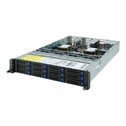 Server Gigabyte R281-3C0 V400, No CPU, No RAM, No HDD, Intel C621, PSU 2x 1200W, No OS