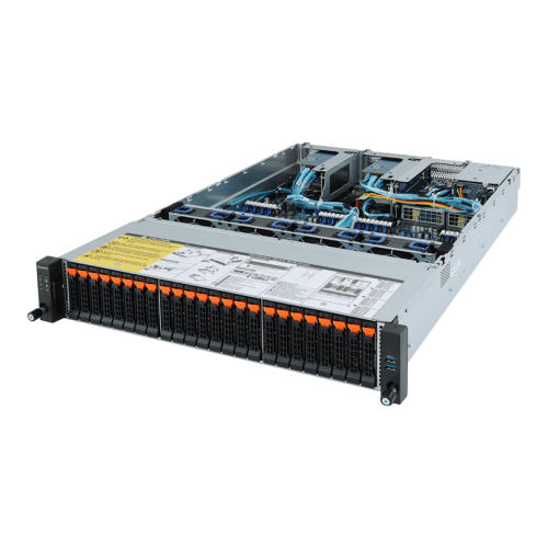 Server Gigabyte R282-Z92 V100, No CPU, No RAM, No HDD, No RAID, PSU 2x 1600W, No OS